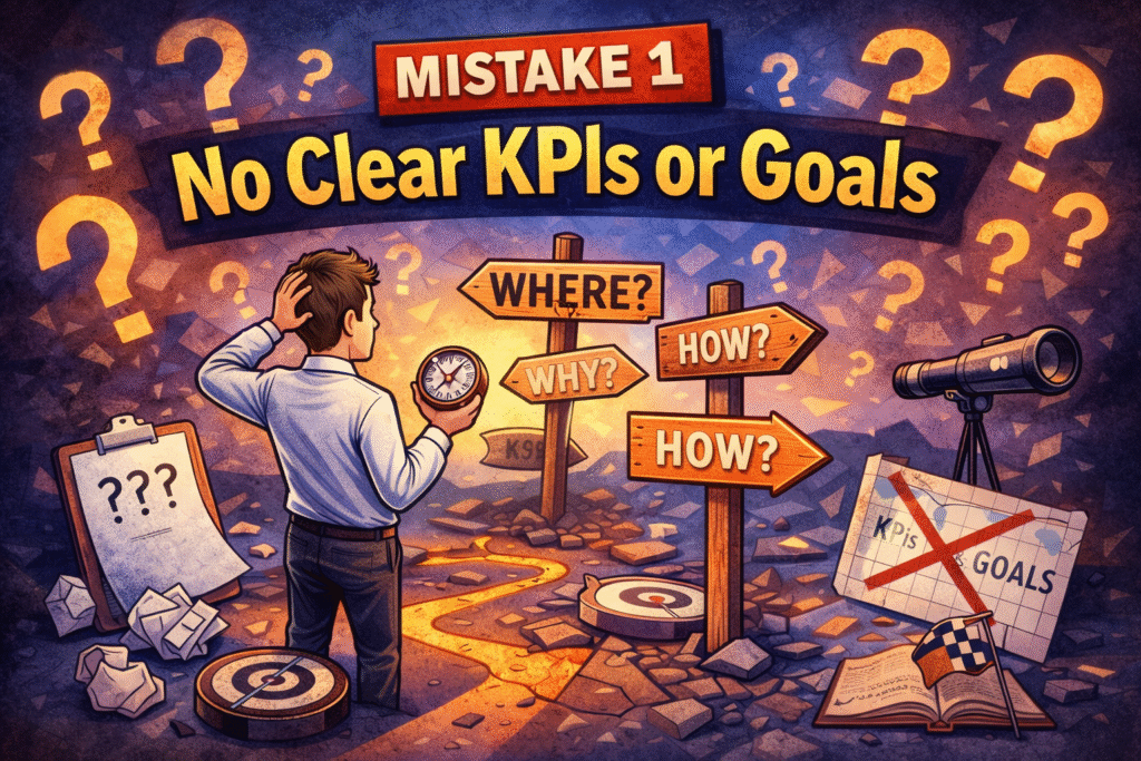 Set clear goals or KPIs