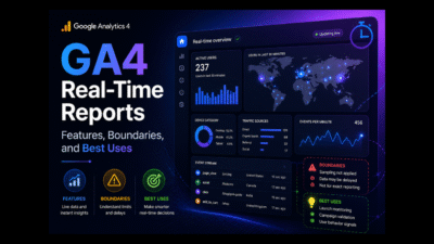 GA4 Real-Time Reports: Features, Boundaries, and Best Uses