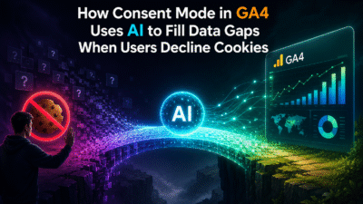 How Consent Mode in GA4 Uses AI to Fill Data Gaps When Users Decline Cookies