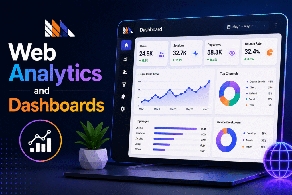 What about web analytics and dashboards?