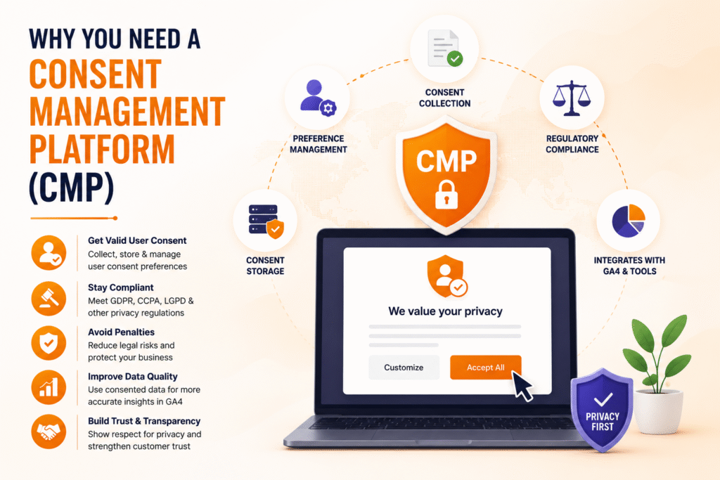What is the reason for needing a consent management platform?