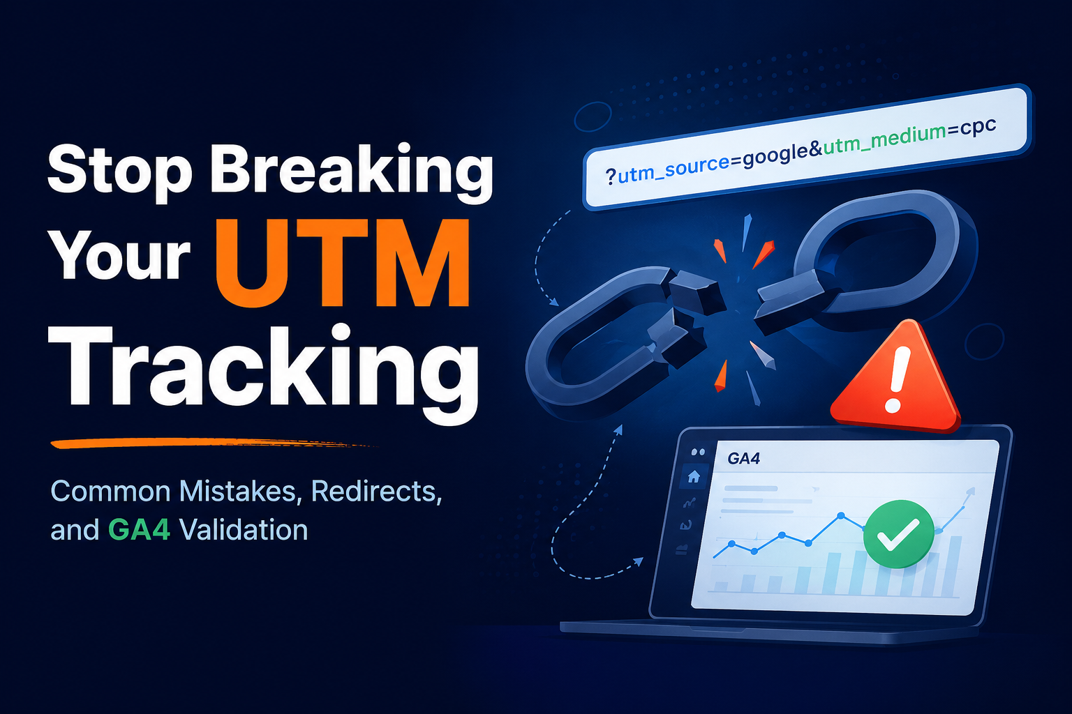 Stop Breaking Your UTM Tracking: Common Mistakes, Redirects, and GA4 Validation